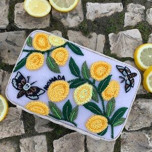 Nomada Hand embroidered structured purse